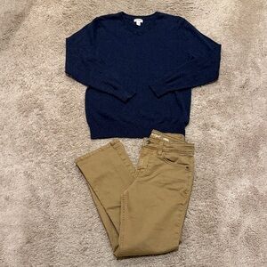 Cat & Jack Boys Sweater and Jeans size 12/14 Large